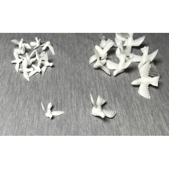 3/4" 144 Count Mini Doves for Scrapbooking and Wedding Décor