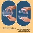 thumbnail image 5 of Transparent Hamster Bathroom Guinea Pig Hamster Sand Bath Mouse Box Hamster-M, 5 of 9