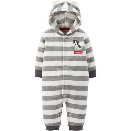 Child of Mine Newborn Baby Boy Character Microfleece Jumpsuit