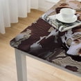 thumbnail image 4 of BANET  Or Horse Table Covers Animal Skin Horse Print Pattern Wipeable Tablecloth Kitchen Dinning Tabletop Decoration, Brown Spots Table Cloth for Outdoor and Indoor Use white, 4 of 7
