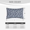 thumbnail image 4 of Lsque black Skull white Pattern Pillow Case – Soft & Cozy Throw Pillow Cover, Hypoallergenic Cushion Case for Sleeping Women with Envelope Closure-16"x24", 4 of 6