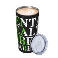thumbnail image 3 of En mayo usamos verde Mes de concientización sobre la salud mental Taza de viaje de café de acero inoxidable con aislamiento de 20 oz con pajita Taza térmica portátil Juego de tres piezas con pajita, 3 of 7