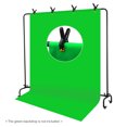 thumbnail image 4 of Soporte 1.8 * 2M/ 5.9 * 6.6FT Soporte de soporte de fondo de estudio Sistema de soporte de fondo de fotografía de aleación de aluminio con poleas Bolsa de transporte 4 piezas Abrazaderas de fondo Maboto Soporte, 4 of 7