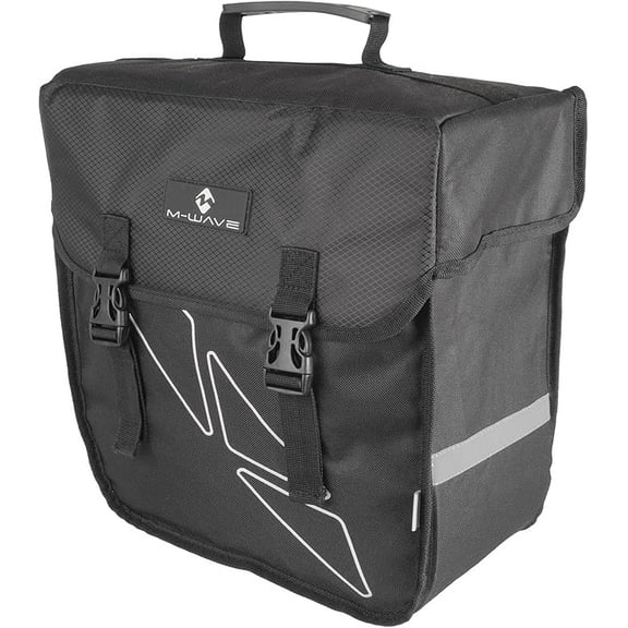 M-Wave Amsterdam Rear Carrier Single Left Bag Rack Pack/Bag Mountain Bike Black