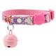 thumbnail image 4 of Collar ajustable para perros y gatos, bonito color rosa, talla S, con lazo floral para mascotas, 4 of 8