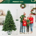 thumbnail image 7 of Soilhill 7ft Artificial Christmas Tree PVC/PE Unlit Full Xmas Tree for Home Office Party Decoration with 1547 Branch Tips, Premium Hinged Structure and Easy Assembly, 7 of 7