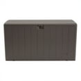 thumbnail image 1 of Plastic Development Group 105 Gal Outdoor Patio Storage Deck Box, Driftwood, 1 of 11