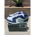thumbnail image 1 of Ni - ke Ni - ke Air Jordan 1 Low AJ1 Midnight Navy Men’s Size 9 553558-141, 1 of 5