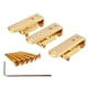 thumbnail image 1 of Puente De Guitarra De 3pcs Para 3/4/5 Cuerda De Guitarra De Caja De Cigarros Partes Del Banjo - oro Sunnimix Guitar Solo Puente, 1 of 7