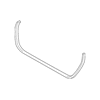 Genuine OE Porsche Lower Weather-Strip - 991-537-075-11