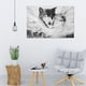 thumbnail image 4 of Arte de la pared de la lona, arte de la pared del lobo animal arte de la pared del lobo lienzo pintura al óleo claridad notable, 4 of 6