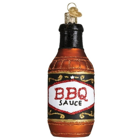 Barbeque Sauce Handcrafted Hanging Tree Ornament, Barbeque Sauce By Old World (Best Wing Sauce In The World)