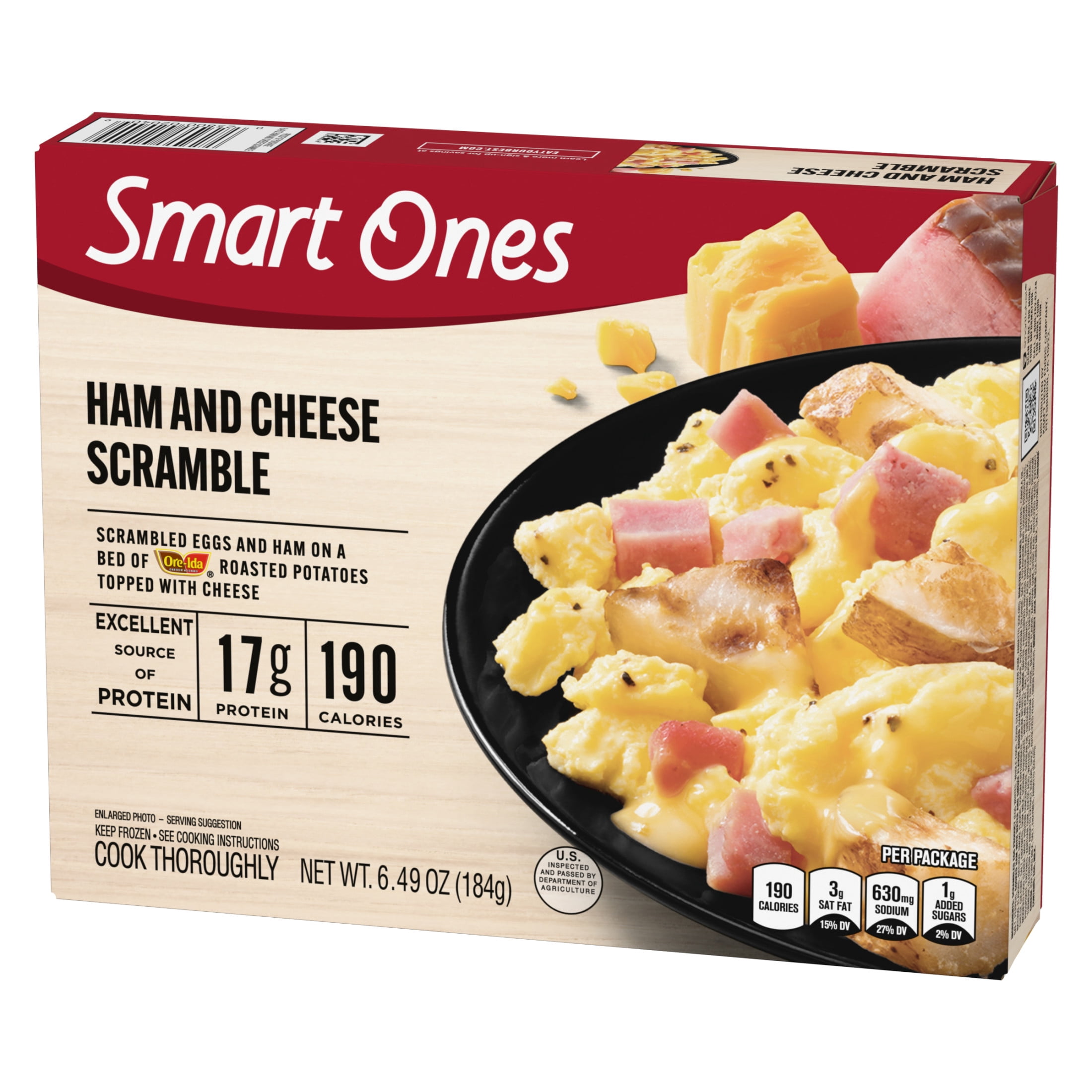 Smart Ones Ham & Cheese Scramble Frozen Meal, 6.49 oz Box