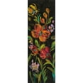 thumbnail image 2 of Vassileva, Silvia 11x24 Gold Ornate Wood Framed with Double Matting Museum Art Print Titled - July Garden Trio I, 2 of 4
