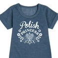 thumbnail image 3 of Instant Message - Dyngus Day - Polish Princess - Holiday Celebration - Toddler & Youth Girls Fleece Dress, 3 of 6