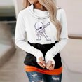thumbnail image 2 of Blusa de manga larga con estampado de Halloween informal a la moda para mujer Fridja  fjkfkj1020, 2 of 5