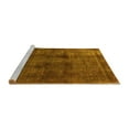 thumbnail image 2 of Ahgly Company Machine Washable Indoor Rectangle Oriental Yellow Industrial Area Rugs, 5' x 8', 2 of 4