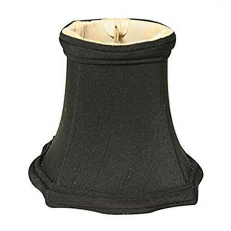 Royal Designs 5 Decorative Trim Fancy Square Bell Chandelier Lamp Royal Designs 5 Decorative Trim Fancy Square Bell Chandelier Lamp Shade Black 3 X 4 Cs 717blk Gl