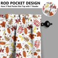thumbnail image 5 of Rod Pocket Kitchen Curtain Set 3-Piece, 27.5x36 Inch Valance & Tier Drapes, Polyester Pongee Cafe Curtains for Living Room, Bathroom, Farmhouse Rustic Country Window Treatments., 5 of 6