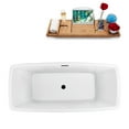 thumbnail image 3 of 59" Streamline N1261BL Freestanding Tub and Tray With Internal Drain, 3 of 7