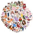 thumbnail image 2 of 35pcs-70pcs Casual Stickers Fashion Character Stickers Diverse Stickers for Laptops Phones Suitcases, 2 of 9