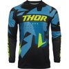 Thor Sector Warship Youth MX Offroad Jersey Blue/Acid XS