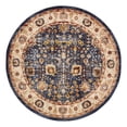 thumbnail image 3 of Unique Loom Utopia Collection Area Rug - Antheia (8' Round Light Blue/Burgundy), 3 of 7