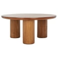 thumbnail image 5 of SAFAVIEH Mork Modern Style Natural Round Wood Coffee Table (40 in. W x 40 in. D x 18 in. H), 5 of 9