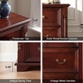 thumbnail image 5 of 48" H Tall Dressers for Bedroom 6-Drawer, Akaber Mid-Century Walnut Wood Chest of Drawers, Vintage Farmhouse Storage Organizer, 5 of 7