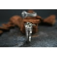 thumbnail image 3 of Roarsilver Edgy Elegance: 925 Sterling Silver Spine and Skeleton Pattern Ring | 9.5, 3 of 5