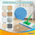 KEEPOW Reusable Mop Pads for Swiffer Sweeper 2in1 Mops, Reusable