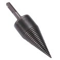 thumbnail image 1 of 1Pc 38mm Household Triangle Handle Wood Chopping Tool Electric Wood Splitting Drill Bits (Black, Round Shank), 1 of 3