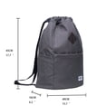 thumbnail image 2 of KAUKKO Drawstring Sports Backpack Gym Yoga Bag Shoulder Rucksack for Men and Women, 2 of 5