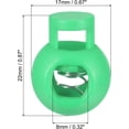 thumbnail image 2 of Cord Locks, 30 Pack Ball Spring Toggle Stopper for Drawstring Bag Shoelaces, Pine Green, 2 of 5