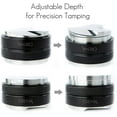 thumbnail image 4 of Crema Coffee Products | 58.5mm Coffee Distributor/Leveler & Hand Tamper, Double Sided, Adjustable Depth | Beautiful Espresso Hand Tampers…, 4 of 8