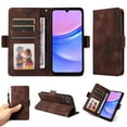 thumbnail image 4 of for Samsung Galaxy S25 Plus Wallet Case Premium Pattern PU Leather Flip Purse Cover with Card Holder Magnetic Closure Shockproof Protective Phone Case with Wrist Strap & Flip Stand, Coffee, 4 of 10