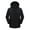 Black, variant on VBTAPA Big and Tall Rain Jackets for Men Lightweight Softshell Jacket Zip Up Hooded Windbreaker Outdoor Waterproof Raincoat for Hiking Travel Fishing Black S
