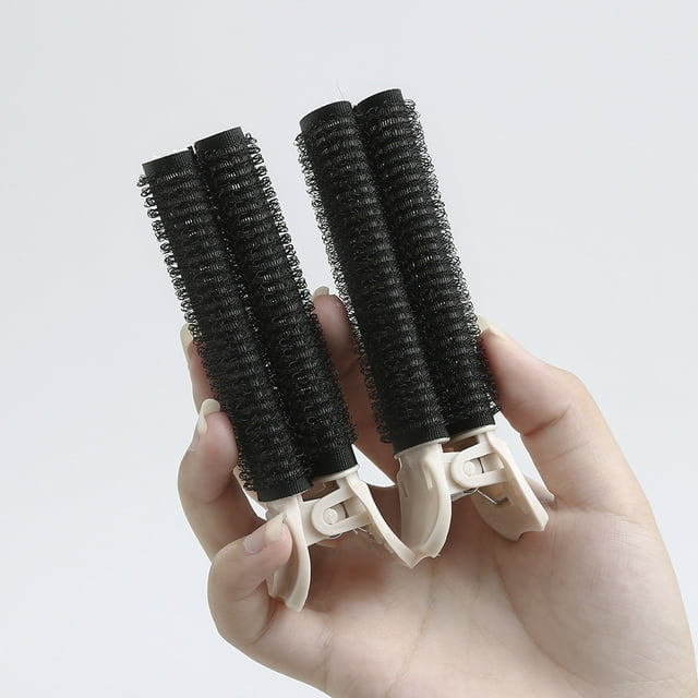 FOCUSNORM 2 Pcs Femmes Juniors Pinces Racines Volumisantes Double Couche Rouleaux à Cheveux Duveteux