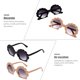 thumbnail image 3 of KAKOWELY 2 Pares Gafas De Sol Negras De Material Para Fotografía Y Eventos, 3 of 6