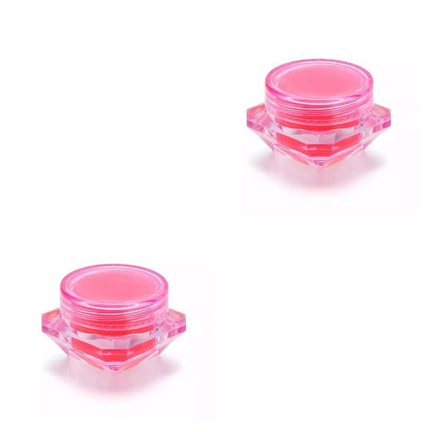 Billuyoard Pintura pegamento arcilla plástico hecho a mano herramientas de perforación fácil de usar diseño llamativo ligero DIY manualidades rosado botellas de color 5 piezas 2Conjunto