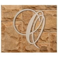 thumbnail image 2 of Wooden Letter O, Wooden Wall Hanging, Large Wooden Letters, Cursive Wood Letter, 2 of 9
