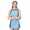 Crochet Wave Indigo, variant on Women's Swim Dress with Built-in Biker Short Black L