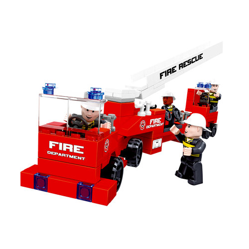 Click Bricks Fire Truck-199 Pc Set