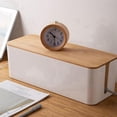 thumbnail image 3 of Cable Storage Box Power Socket Organizer Tidy Network Line Bin Charger Wire Management -F, 3 of 4