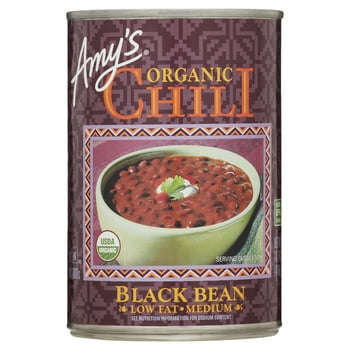 Amy's Kitchen  Medium Black Bean Chili, Low- - 14.7oz