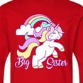 thumbnail image 4 of Inktastic Big Sister Unicorn Long Sleeve Youth T-Shirt, 4 of 5