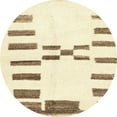 thumbnail image 1 of Ahgly Company Indoor Round Abstract Brownish Green Oriental Area Rugs, 6' Round, 1 of 6