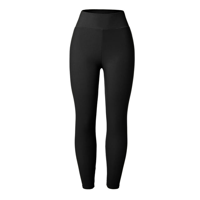 LELINTA Women's High Waist Denim Leggings High Stretchy Full Length Basic Skinny Pants Black/Navy/Red