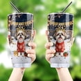 thumbnail image 4 of Happy New Year 2026 Shih Tzu Holiday Balloons Party Snow 30oz Stainless Steel Tumbler Insulated Cup with Lid Lion Dog Lover Gifts - 13018, 4 of 5