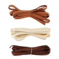 thumbnail image 3 of kusrkot Soft Leather Cord Suede Rope Braiding String Lacing Craft Jewelry DIY Beige, 3 of 9